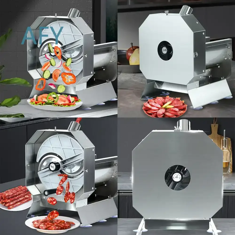 Multi-Function Vegetable Slicer for Electric Sausage Garlic Potato Slice Stainless Steel Commercial Fruit and Vegetable