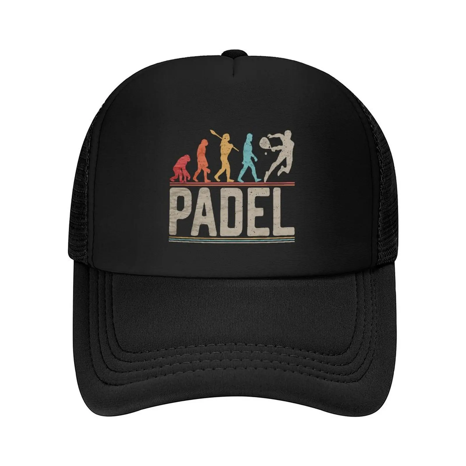 

Padel Evolution of Man Vintage Funny Padel Player Baseball Cap luxury caps Big Size Hat Icon Women's Beach Men's