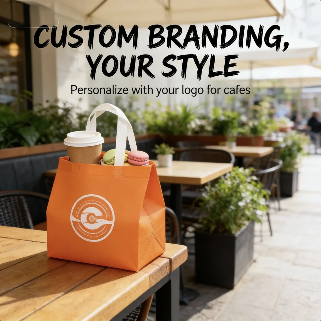 Customizable non-woven aluminum film insulation bag Reusable catering takeout family packaging insulation bag personal logo