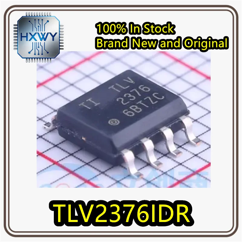 (5/20 pieces) TLV2376IDR TLV2376 SOP-8 Operational Amplifier Brand New Original Stock Electronic Device IC