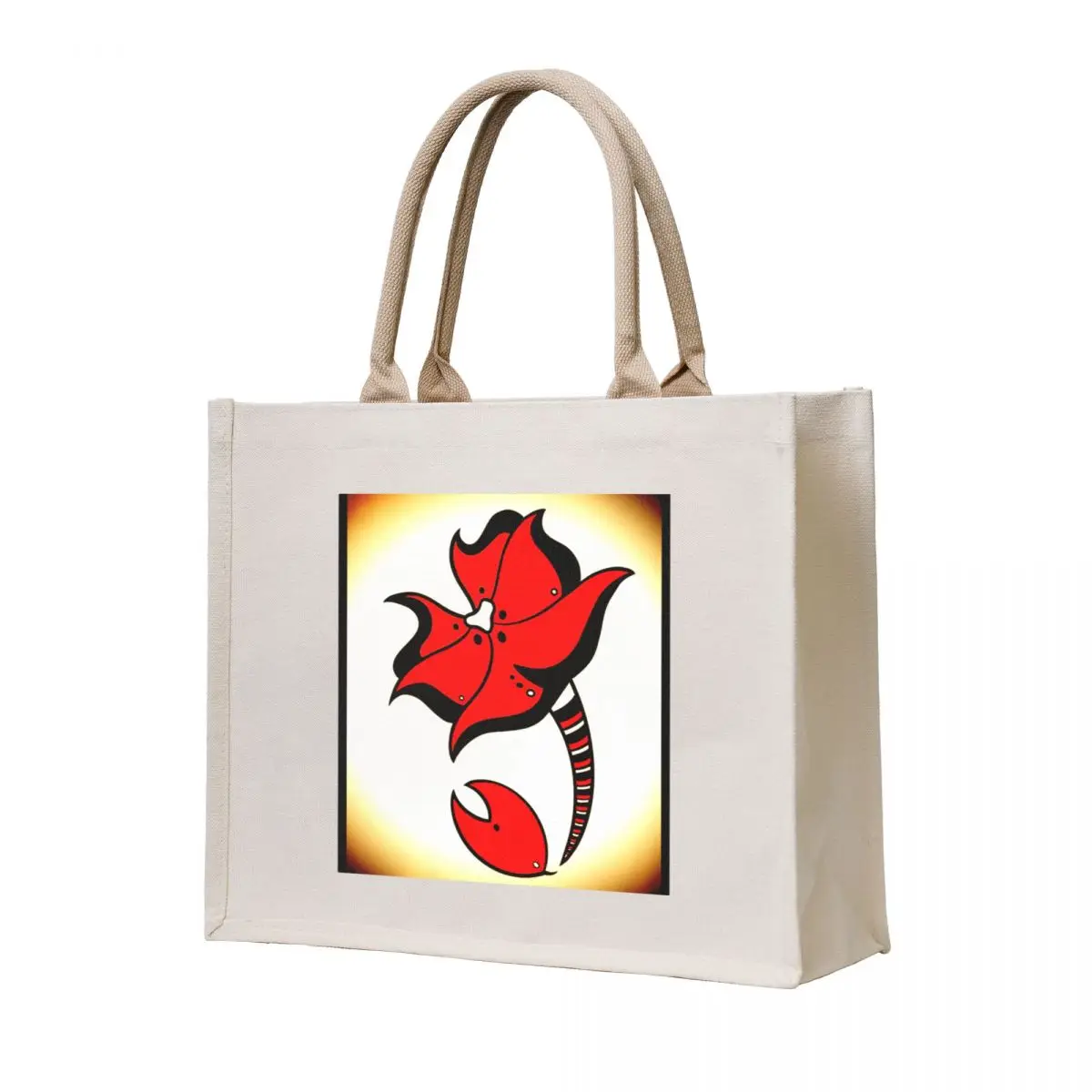 

FLWR 4 Tote Bag canvas tote university shopper bag Candy bags Canvas bag for women