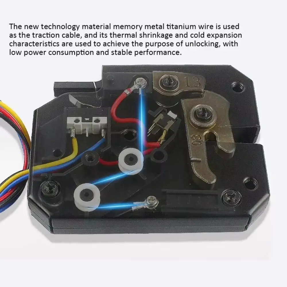 Mini DC 3V-24V Solenoid Lock Universal 50KG Holding Force Electric Lock Durable Cabinet Door Lock Drawer