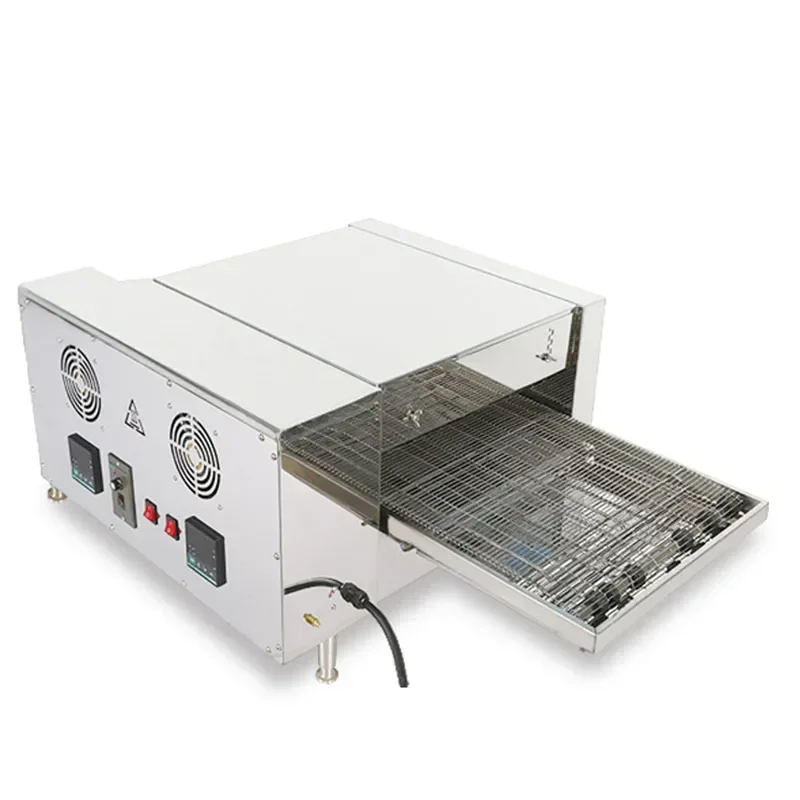 Chain Pizza Oven Crawler Pizza Oven Electric Heating Commercial Pizza Machine Oven Digital Display Automatic Baking