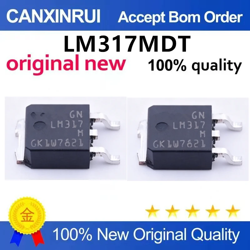 (5-100pieces)Original genuine UMW LM317MDT TO-252-3 3-terminal adjustable voltage regulator chip