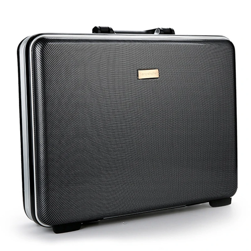 ABS Portable Code Box Business Aluminum Alloy Briefcase Tools and Instruments Case Pack Information Toolox Travel Boarding Bag