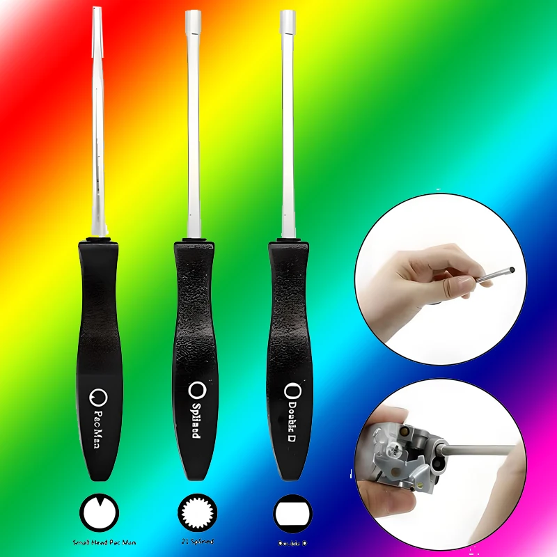 

3 шт. для Husqvarna Poulan, инструмент для ремонта карбюратора, отвертка для регулировки карбюратора, инструмент для регулировки карбюратора бензопилы