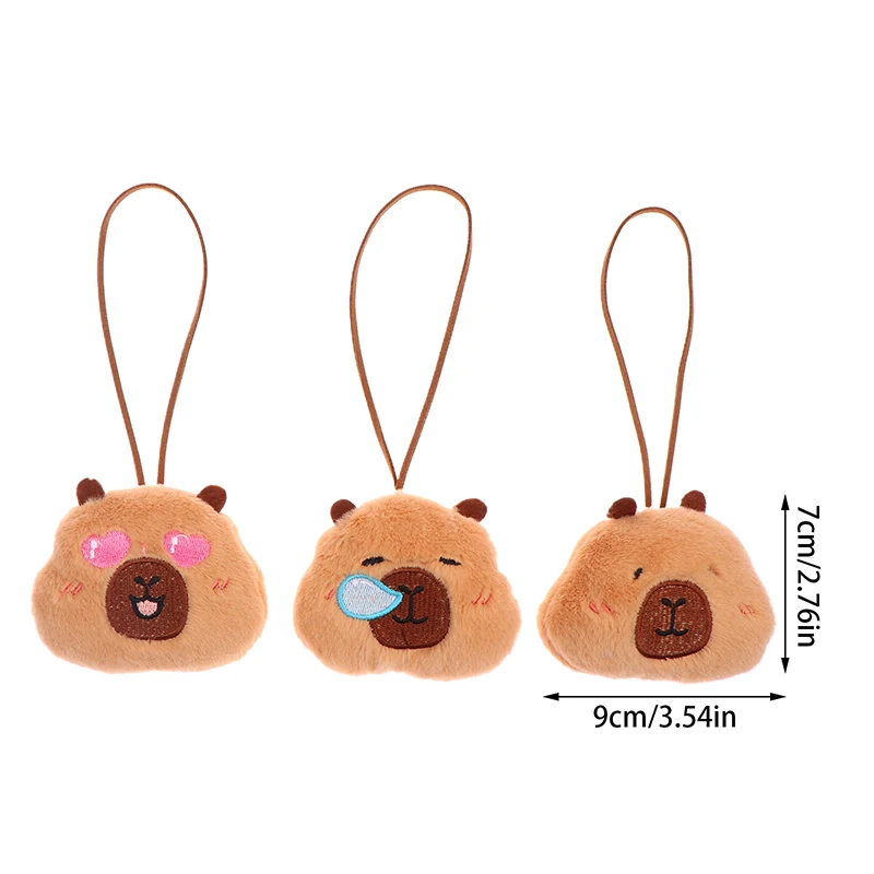 Peluche douce au beurre de Capybara, jouet en peluche moelleux, clé de dessin animé, pendentif de sac à dos JOBackpack