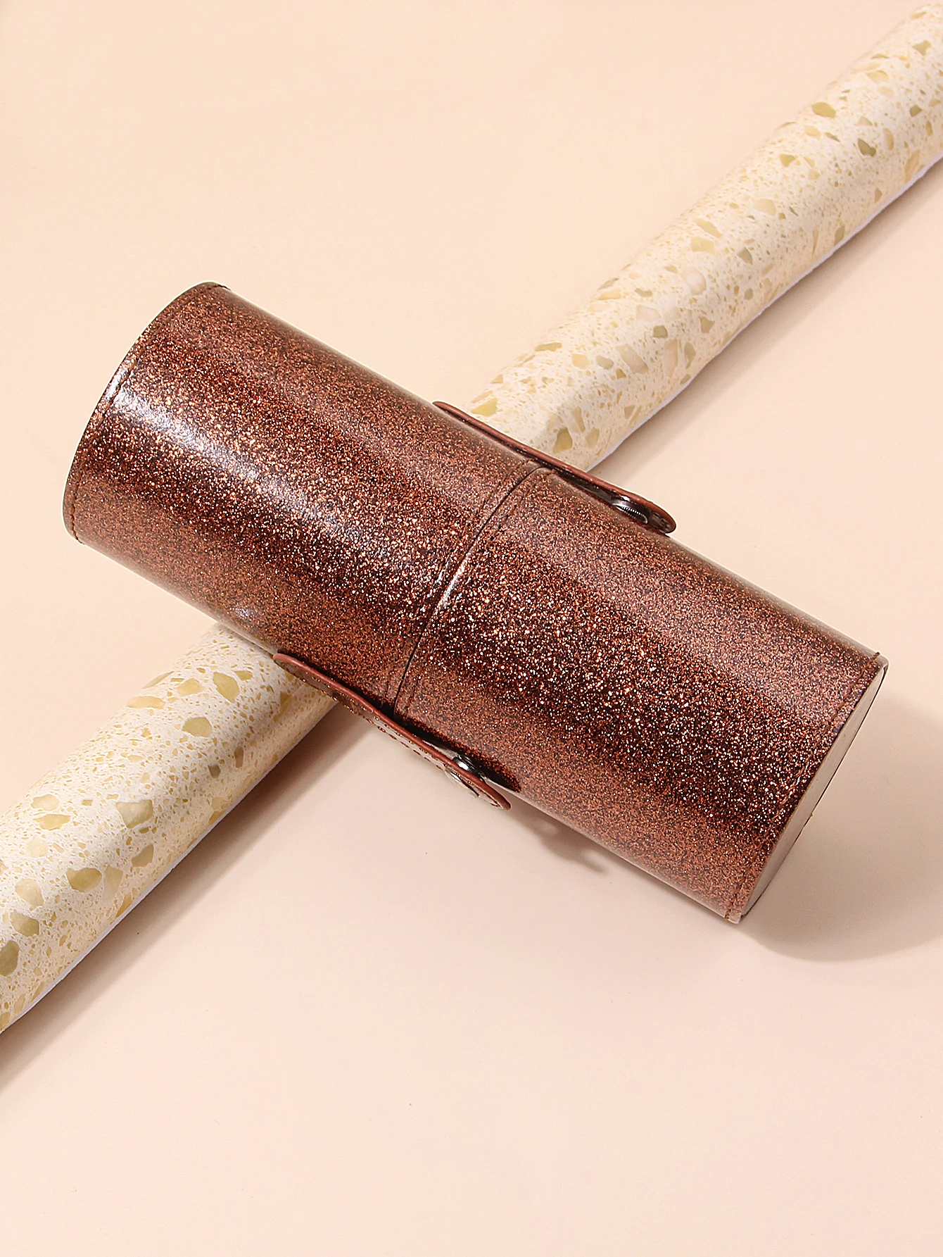 Multi-Color Option PU Leather Makeup Brush Bucket Portable Travel Cosmetic Bag Multi-Function Dust-Proof Waterproof Makeup Brush