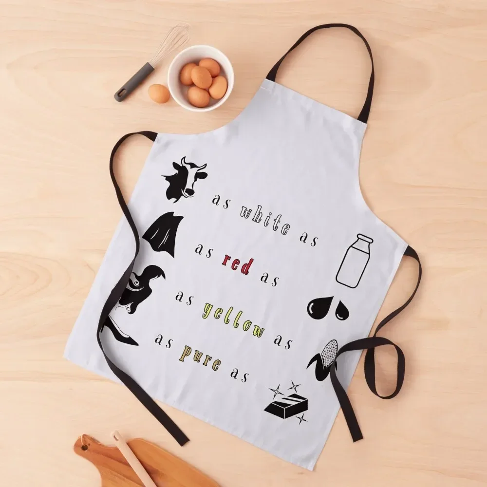 

Cow, Cape, Hair, Slipper Into The Woods Apron For Nail Stylist restaurant accessories Apron