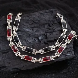New Arrival Trendy Shiny CZ Zircon Star Retro Thai Silver Ladies Charm Bracelet Jewelry For Women Birthday Gifts Cheap No Fade