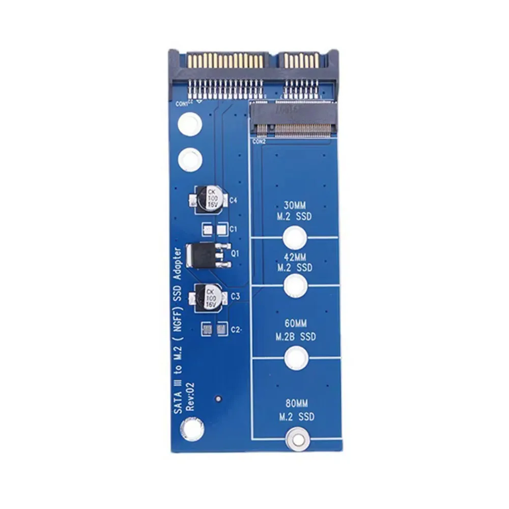 Конвертер карты адаптера M.2 NGFF SSD в SATA 3 3.0 B, твердотельный накопитель с протоколом ключа B&M 2230 2280 2242