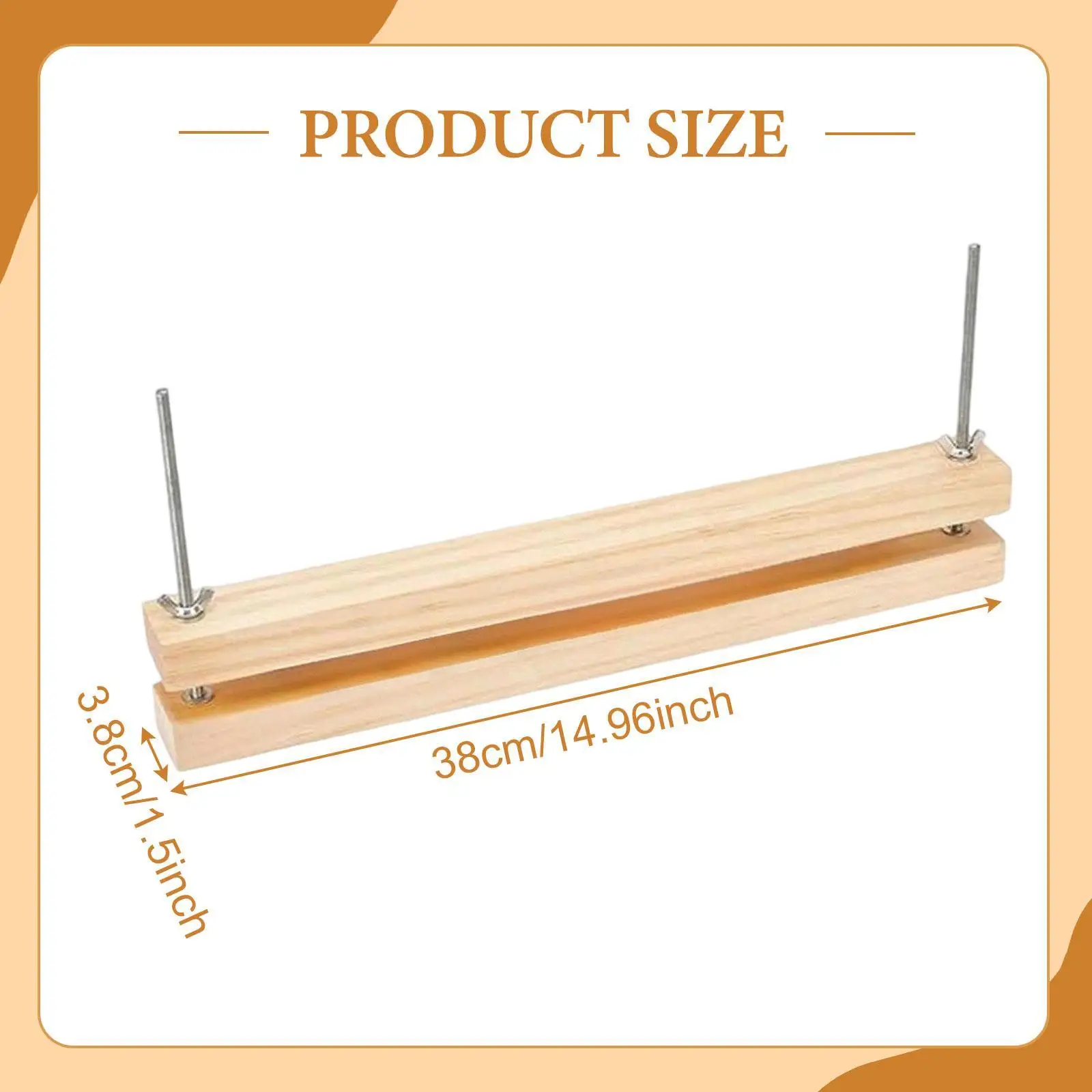 Wooden Bookbinding Press Convenient Multifunctional Bookbinding Machine for Desktop Office School Cardboard Ticket Marking