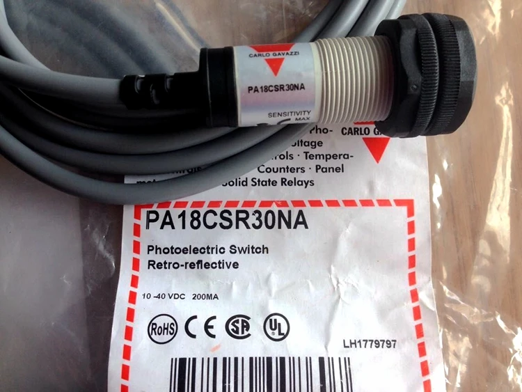 

2025 новый оригинальный швейцарский фотоэлектрический переключатель Carlo gavazzi PA18CSR30NA