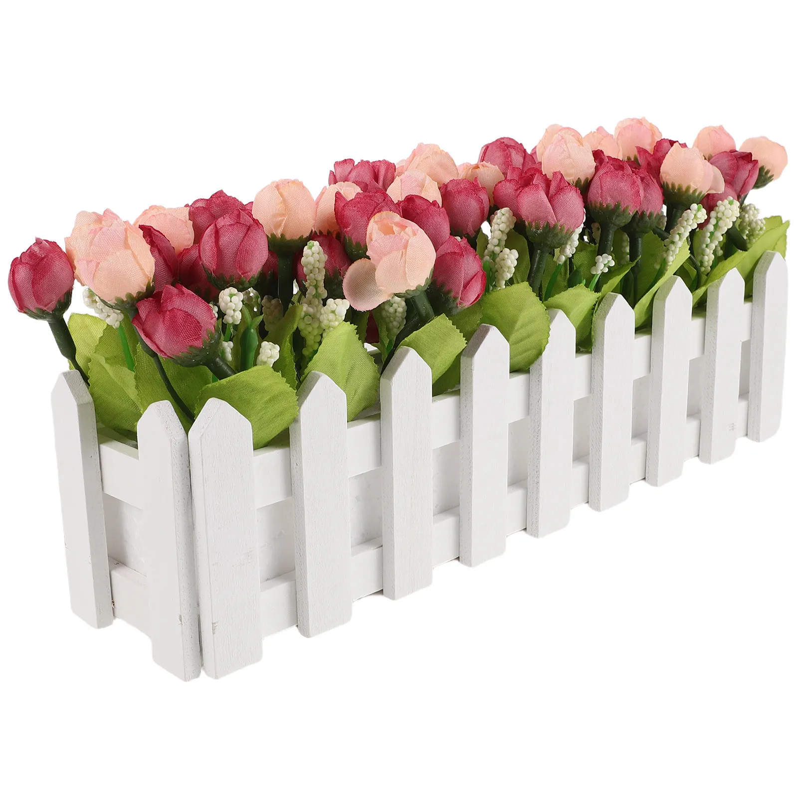 Fleurs artificielles en pot, fleurs décoratives, clôture décorative, centre de table, plante d'imitation réaliste pour véranda