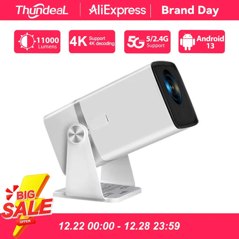 ThundeaL 4K Full HD проектор FHD TD80W Android WiFi 3D домашний