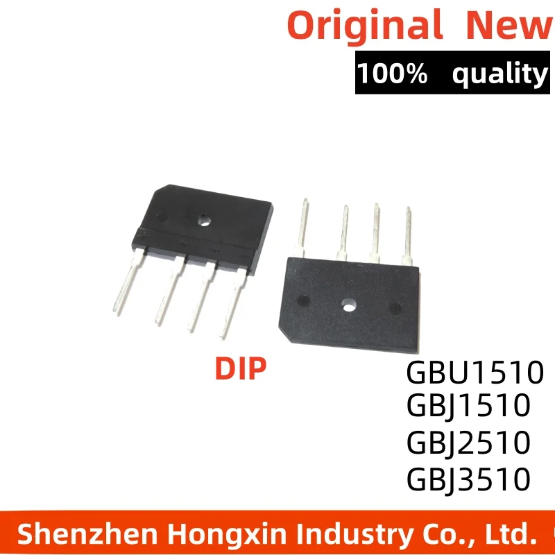 

5PCS Diode Bridge Rectifier DIP GBJ1510 GBJ2510 GBJ3510 GBU1510 Rectifier Kit