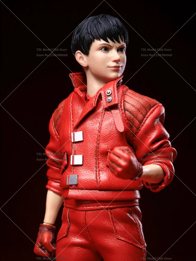 SACRED TOYS 001 1/12 Scale Male Soldier Motorcycle Boy Red Leather Clothes Full Set 6inch Action Figure Doll