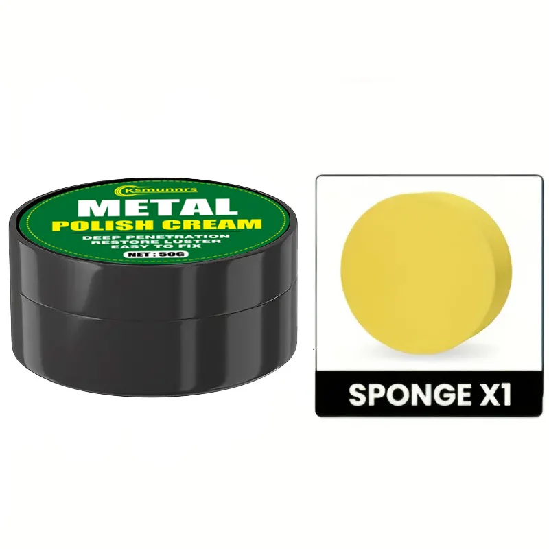 Multi functional metal polishing paste - polishing agent for cars, pots, pans, RVs, stainless steel kitchenware, door handles