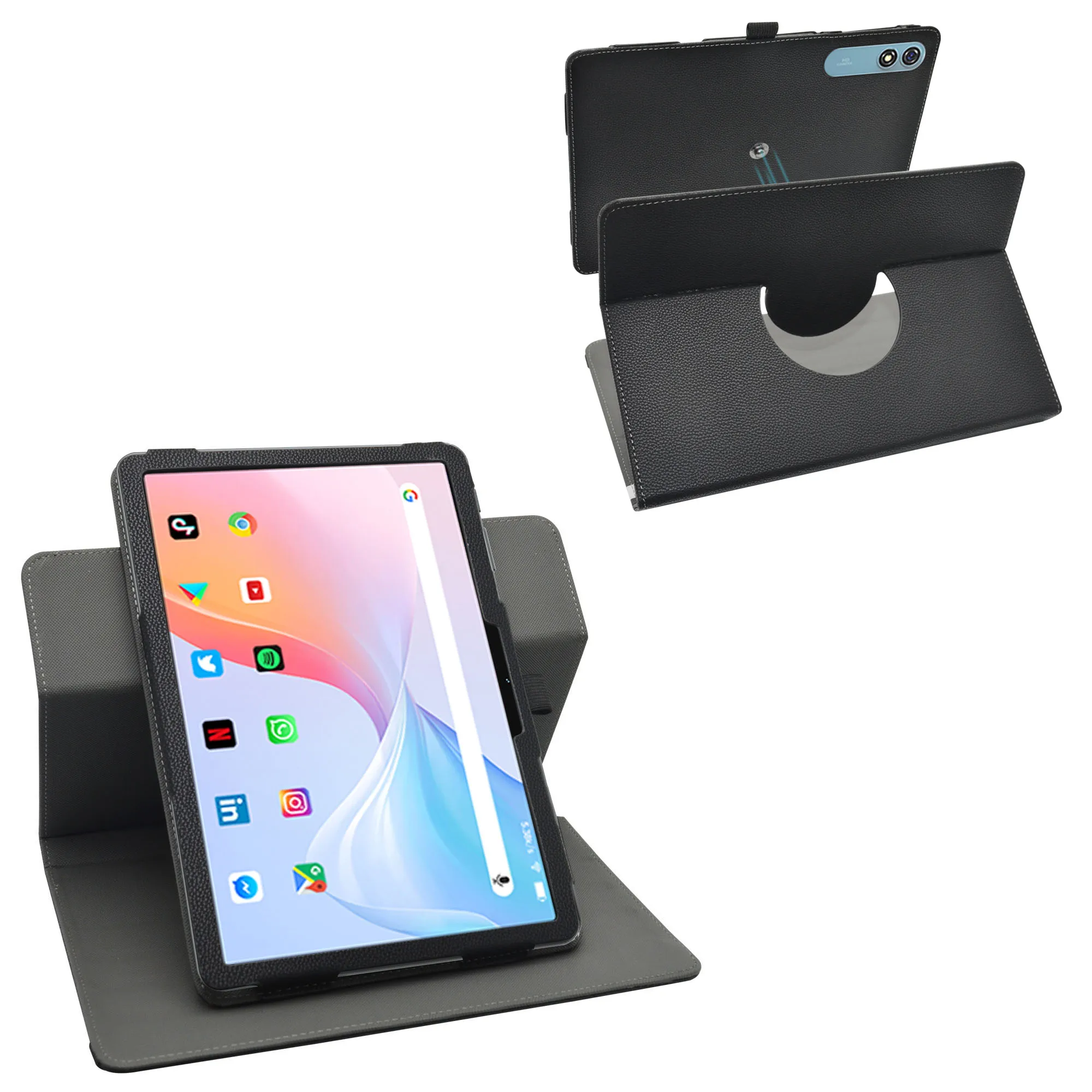 

Вращающийся на 360 градусов чехол из искусственной кожи, съемный вращающийся чехол для планшетов YLEEBG T901/ QDDQ T901/Relndoo T901 10,1 дюйма