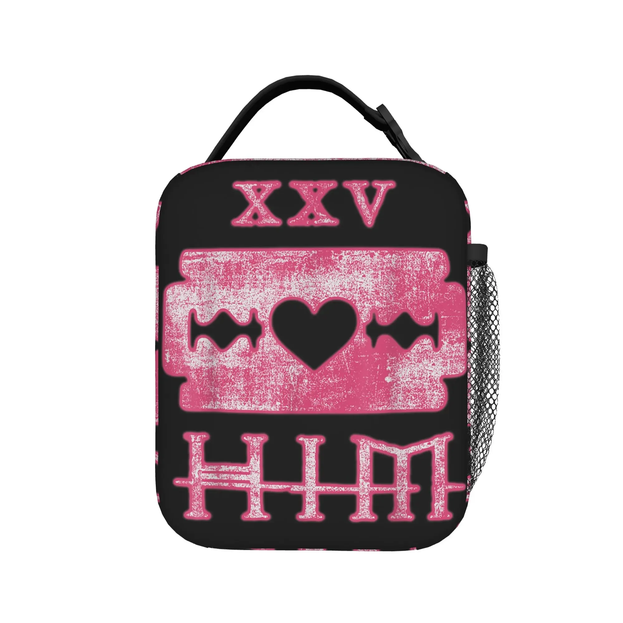 Ville Valo   Razorblade Romance 25th Lunch Bag  Portable Lunch Box Girls Print Cooler Bag Kawaii Oxford Thermal Lunch Bags