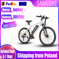 SAMEBIKE SY26II E-Bike 500W Brushless Motor 36V13AH Lithium Battery Electric Bike 26Inch Tire Adult All Terrain Electric Bicycle
