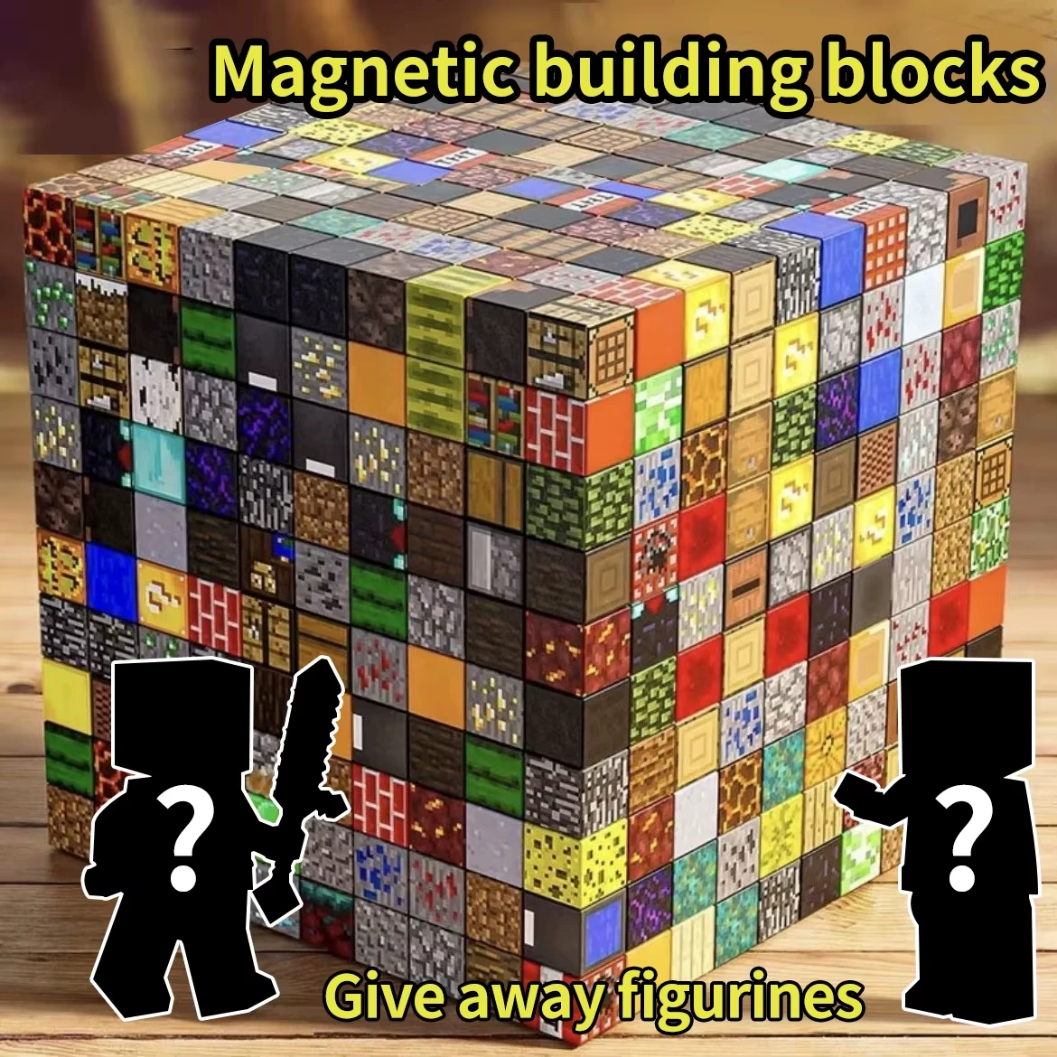 Magnetic World Building Blocks Random Magnetic Building Blocks of Various Shapes for Children's Education Magnetic Toys Building