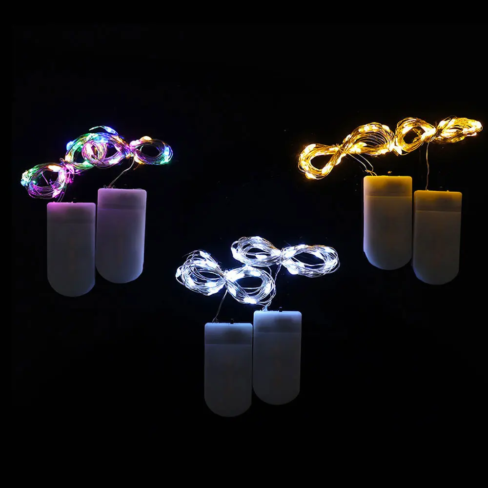 LED Copper Wire String Lights Waterproof Battery Operated Holiday Fairy Lights Wedding Party Christmas DIY Decoration Garland