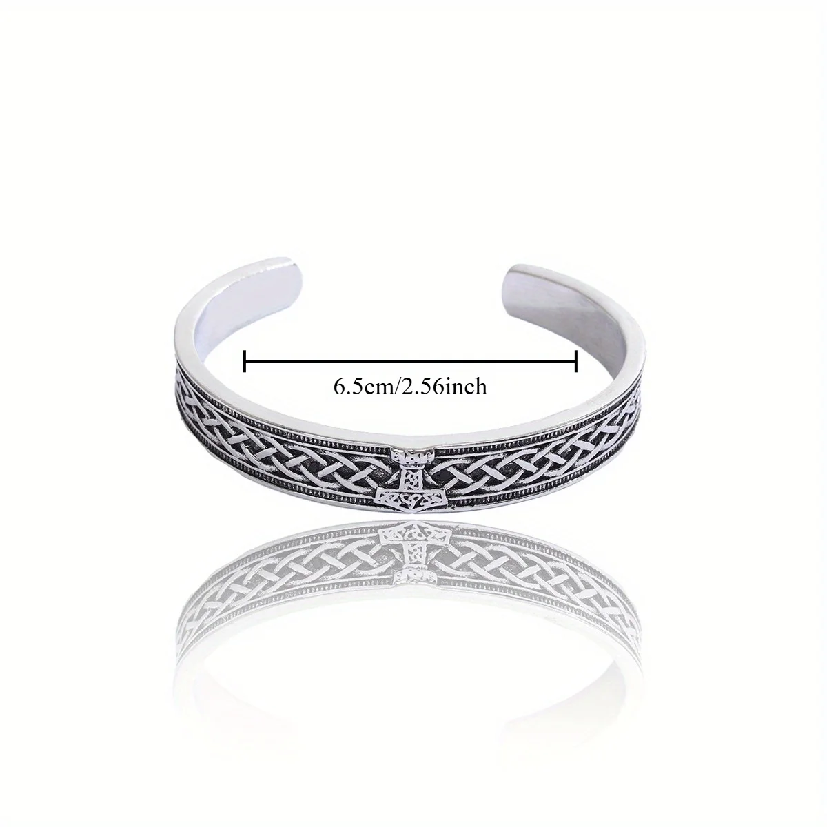 فايكنغ ريترو سلتيك عقدة رون المطرقة سوار الموضة العصرية الرجال سوار مفتوح شخصية الهيب هوب المرأة سوار النمط النرويجي اكسسوارات مجوهرات الحفلات عيد الأب هدية عيد ميلاد