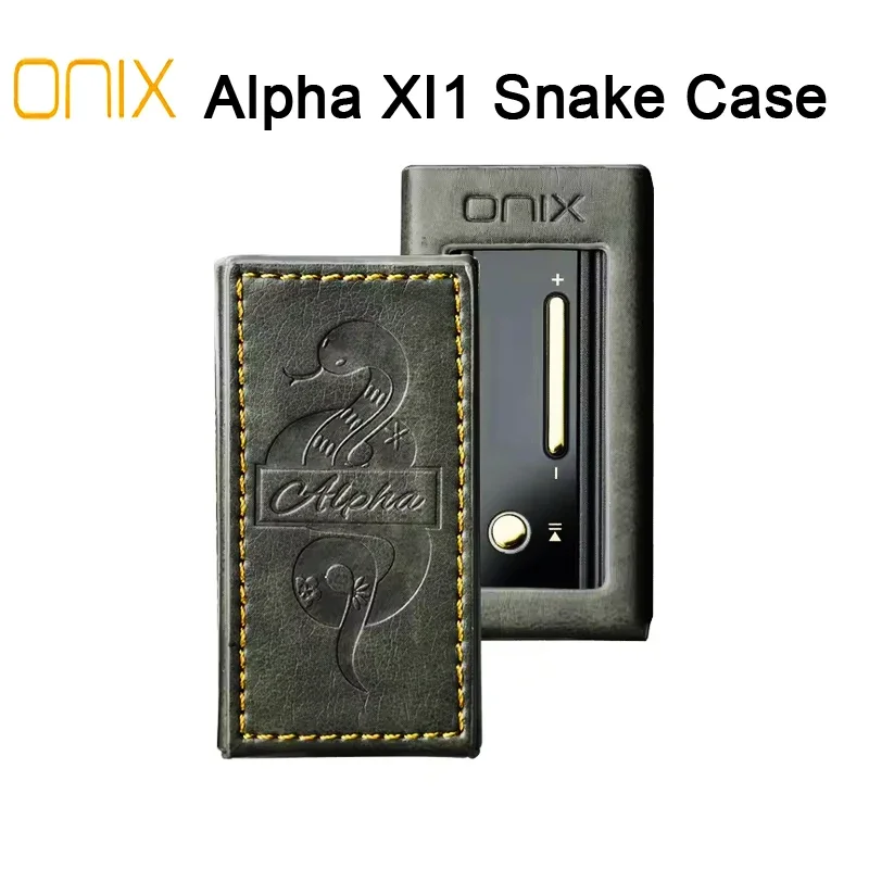 Original SHANLING ONIX Leather Case Cover for Alpha XI1 Snake Pattern Skin Shell