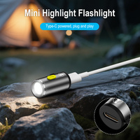 BORUiT Super Mini LED Flashlight 230LM Single Gear Extra Small Torch Camping Lantern