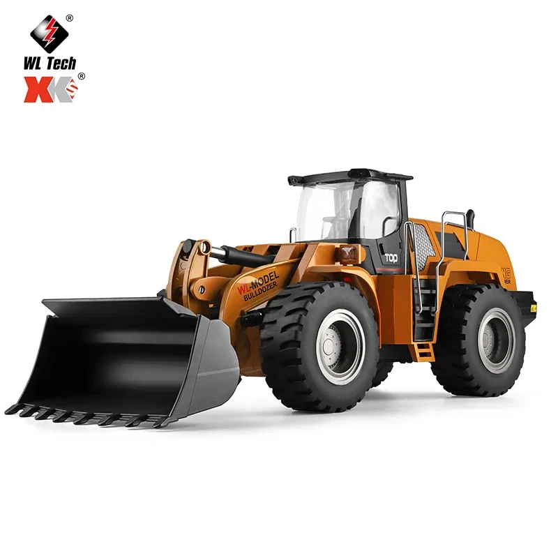 WLTOYS 14800 1:14 8CH Electric Remote Control Dozer RC Truck Beach Toys RC Engineering Car Tractor Excavator Toys for Children