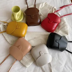 2024 spring and summer new niche retro art simple shoulder saddle bag all casual cute