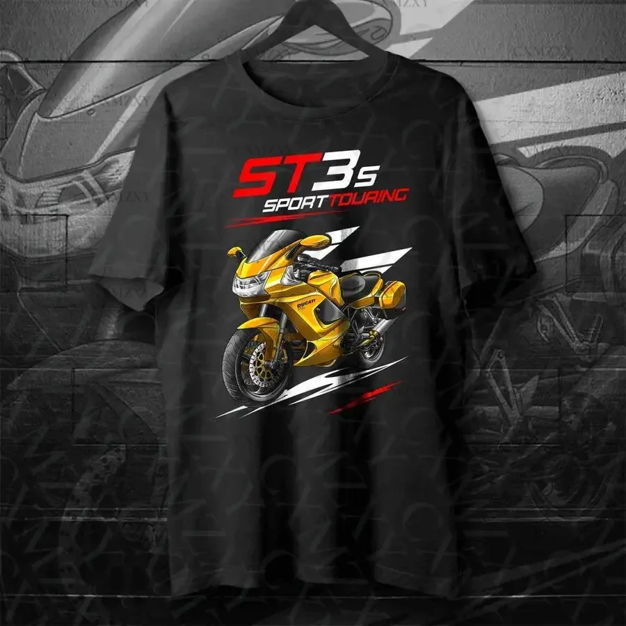 

100 Italy D Motorcyle Desmosedici RR DESMOOROMIC ST1 ST2 ST3 ST44 Tee T Shirt men Rider Top For Fans Racing Gift