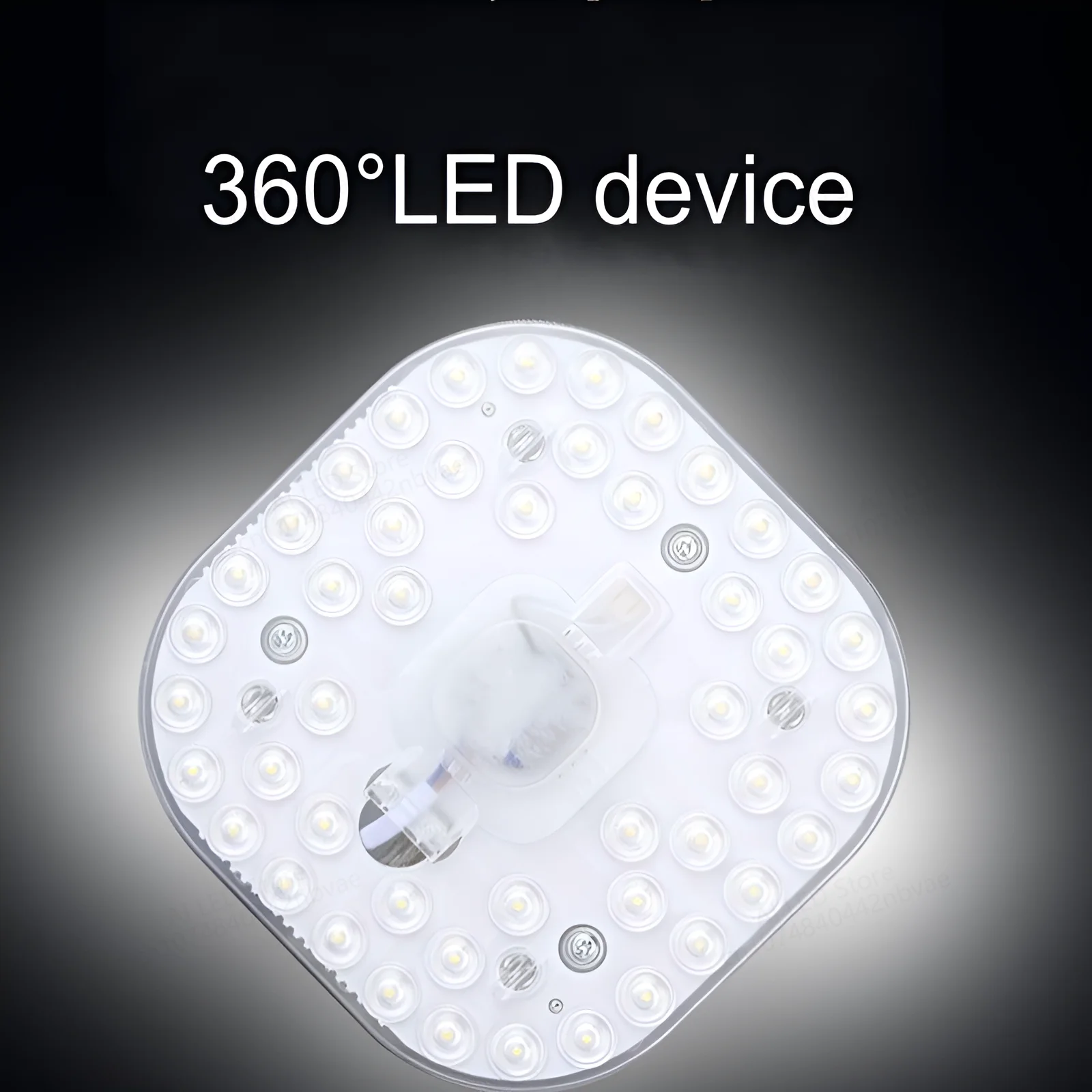 Anillo de luz LED redondo/cuadrado para decoración de techo, lámpara de techo, Panel circular, 12W, 18W, 24W, 36W, 50W, 60W, CA de 220V