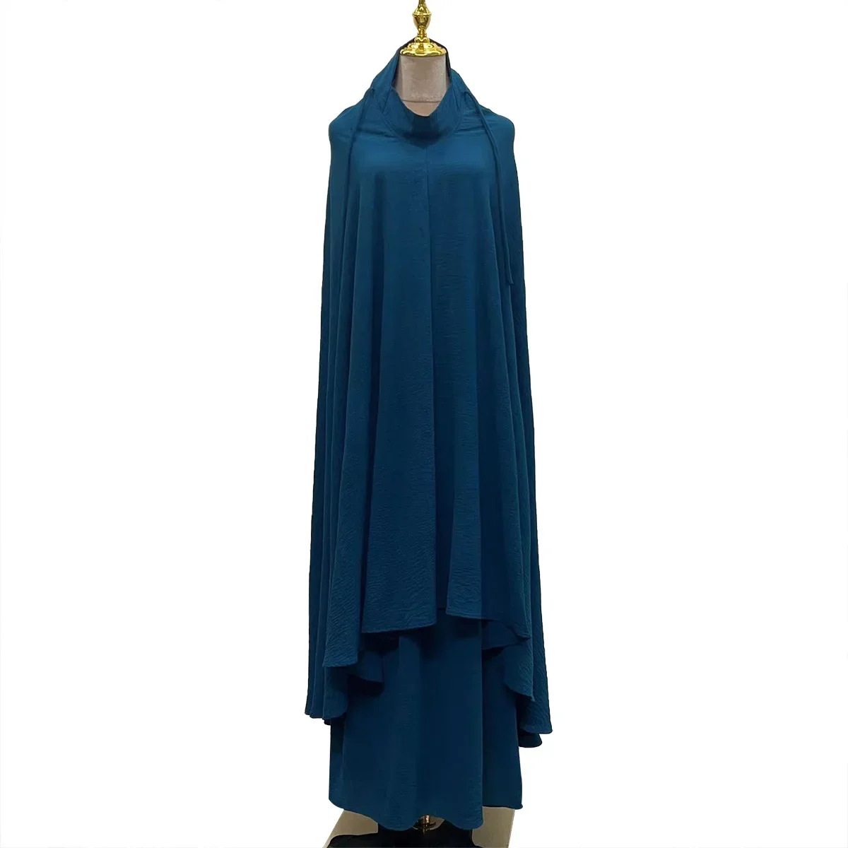 

Overhead Prayer Garment Islamic Clothing 2025 Eid Ramadan Full Cover Khimar Caftan Muslim Dress Women Abaya Robe Skirt Kaftan