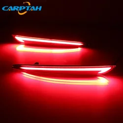 Car LED Rear Bumper Lamps For Ford Fusion Mondeo 5 MK5 2013 2014 2015 2016 2017 2018 Brake Reflector Fog Lights