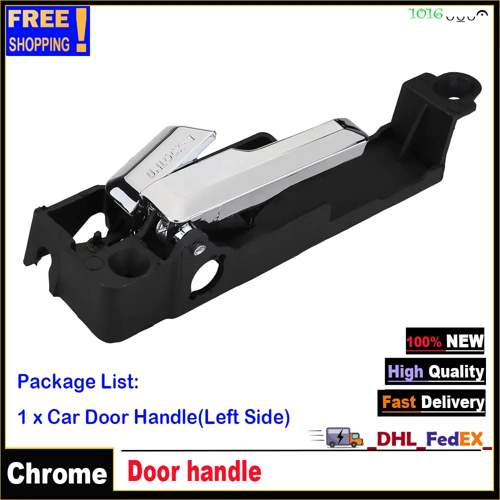 

Chrome Front Inner Inside Door Handlea Left Driver Side Compatible for Ford Fusion 2006-2012 6E5Z5422601A