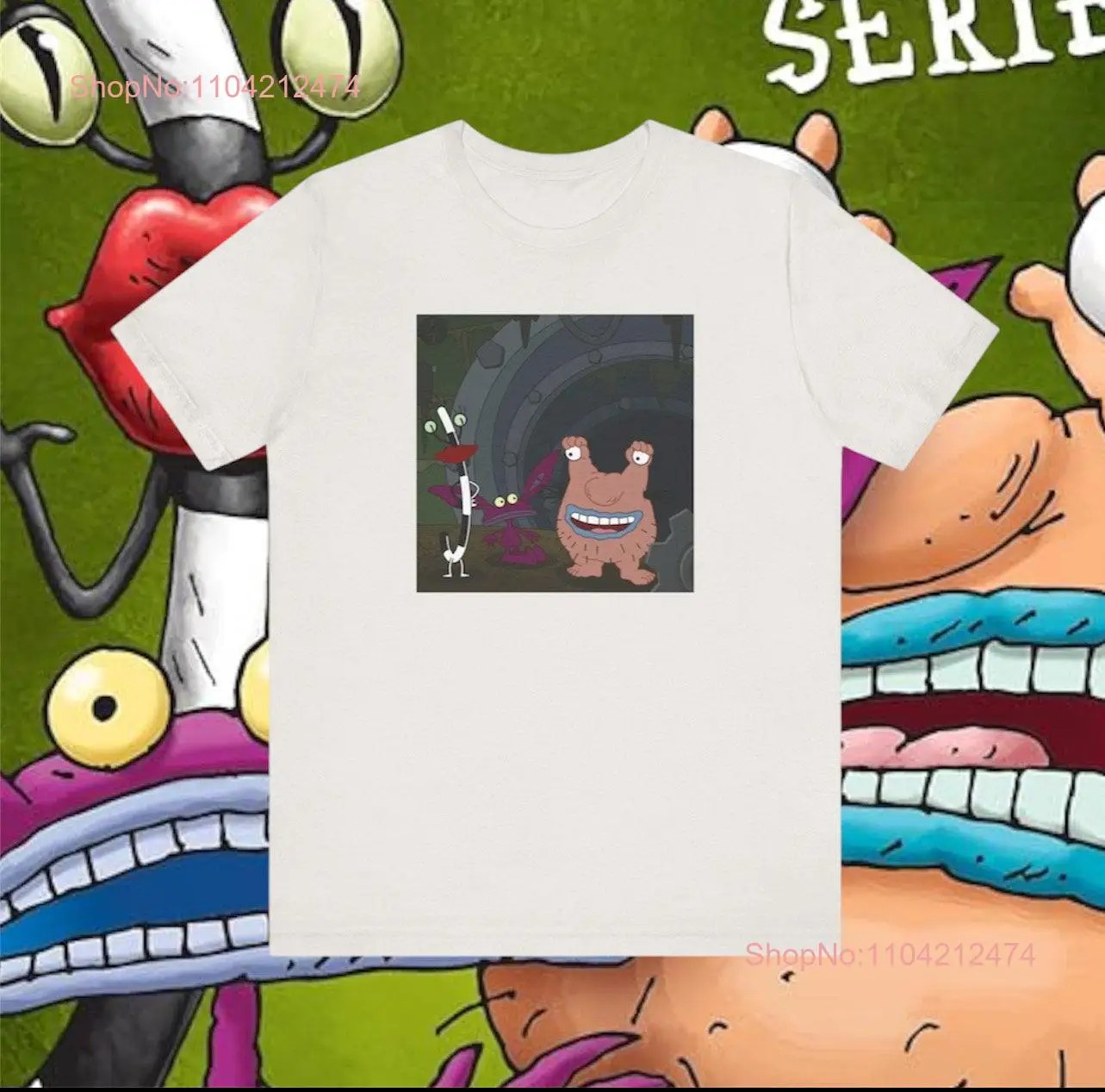 Aaahh Real Monsters 90s Nick Jersey  T Shirt long or short sleeves