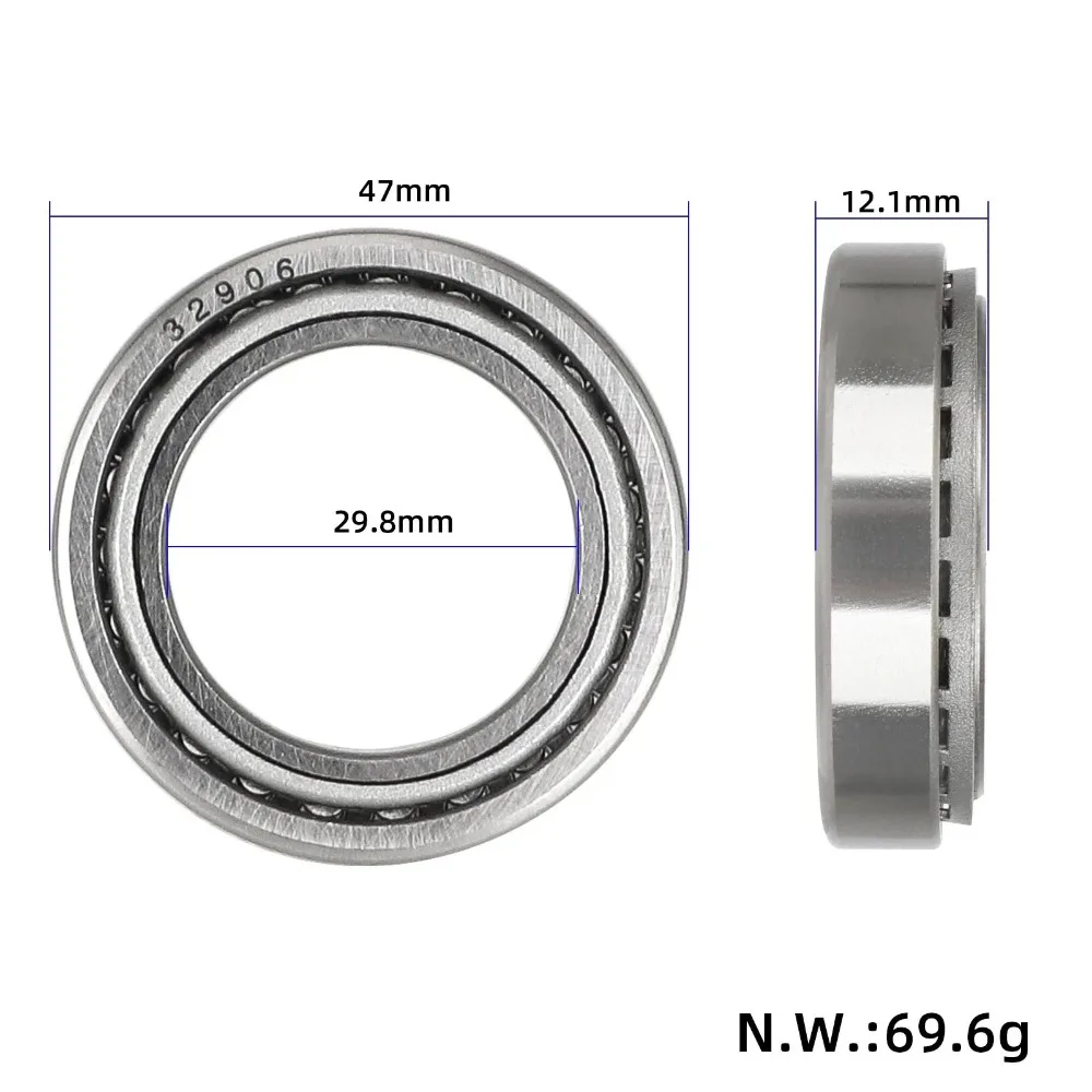 

5 шт. подшипник рулевого вала для электрического скутера, верхние или нижние подшипники, вертикальный стержень и шейка, сменные аксессуары для электронного скутера