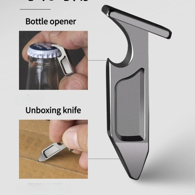 

Creative Outdoor Wrench Pendant Multifunctional EDC Alloy 1911 Portable Tool Magazine Bottle Opener Keychain