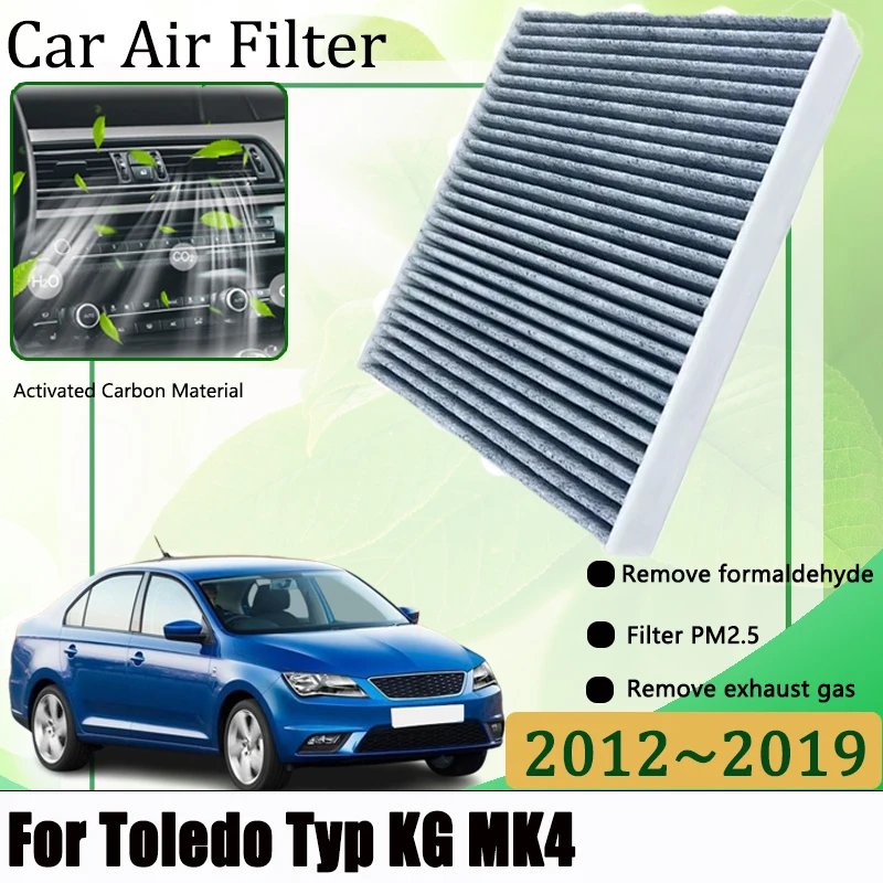 

For SEAT Toledo Typ KG MK4 2012-2019 2016 Air Conditioning Filter Cabin Conditioner Filter Automobiles Filters Car Accessories