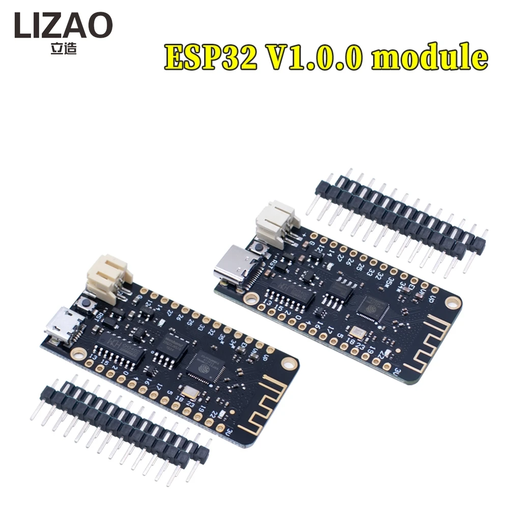 ESP32 Lite V1.0.0 Wifi Bluetooth Development Board ESP32 ESP-32 REV1 CH340G MicroPython 4MB Micro/TYPE-C USB For Arduino