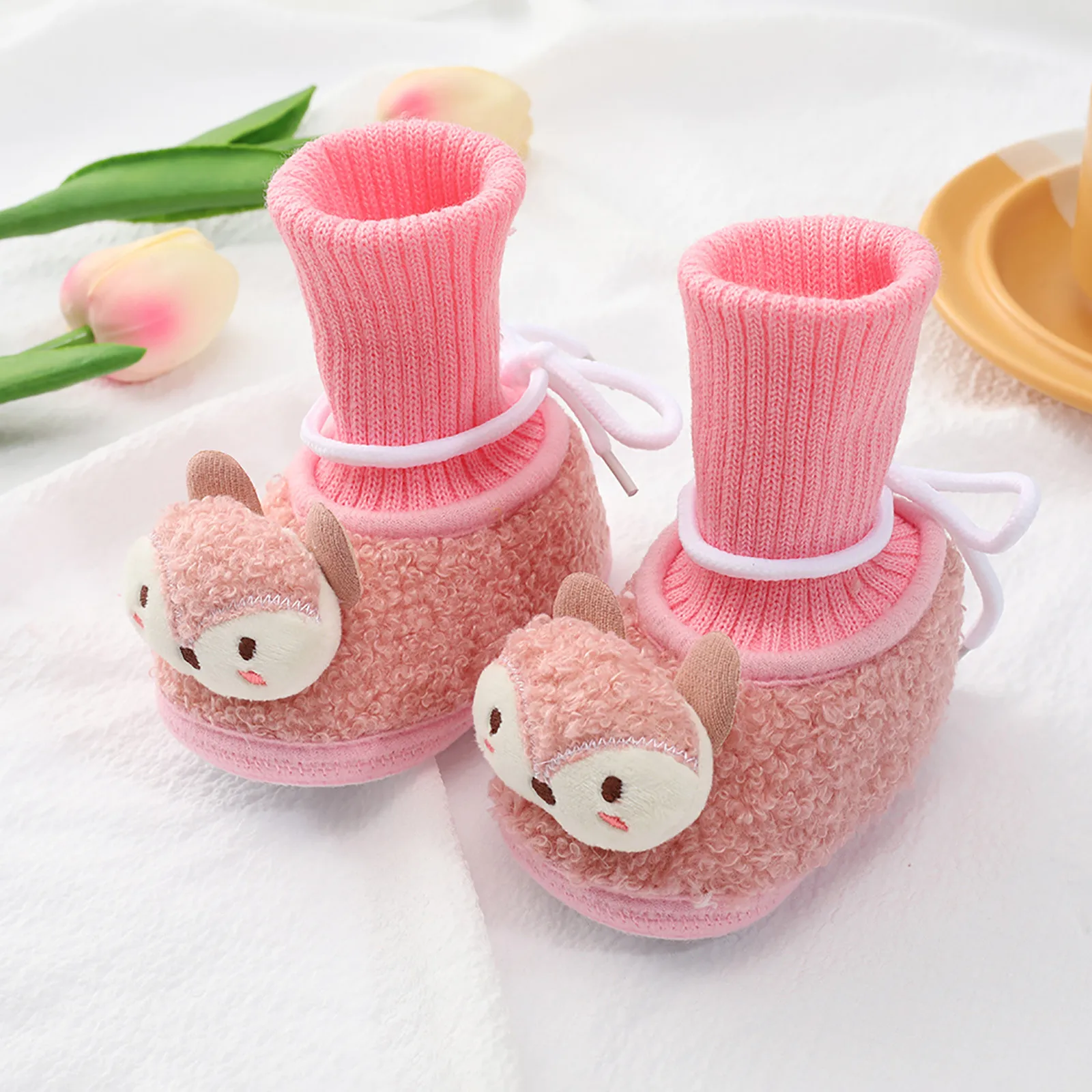 

Infant White Sneakers Baby Girls Boys Warm Shoes Soft Booties Snow Comfortable Boots Infant Toddler Black Tennis Shoes Girls