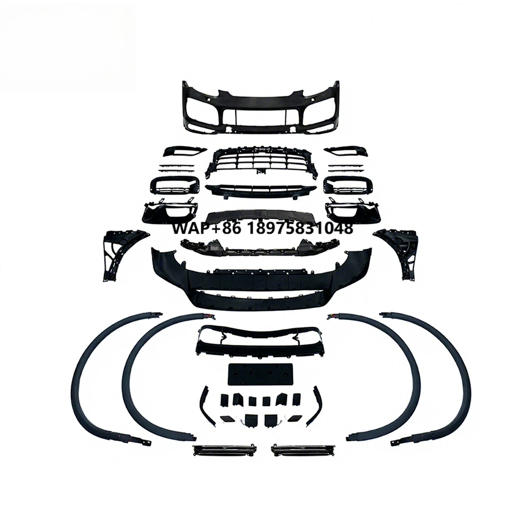 For 2011-2014 958.1 Car Conversion Upgrade Bodykit New 9YA Turbo Front Bumper with Fog Lights