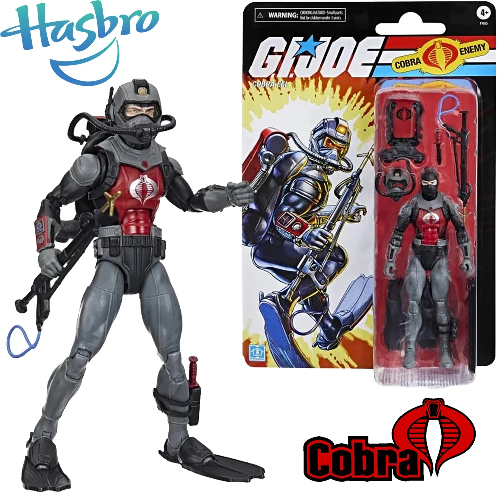 

В наличии Original Hasbro G.I. Джо классифицированная серия, ретро коллекция, Кобра, угорь, экшн-фигурки, модели, игрушки, подарки