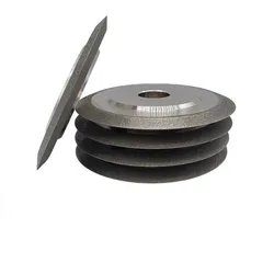 1pc Double Sided SDC Circl  60°  45° Diamond Grinding Wheel  Sharpener Disc for Carbide Metal Tungsten Steel Milling Cutter Tool