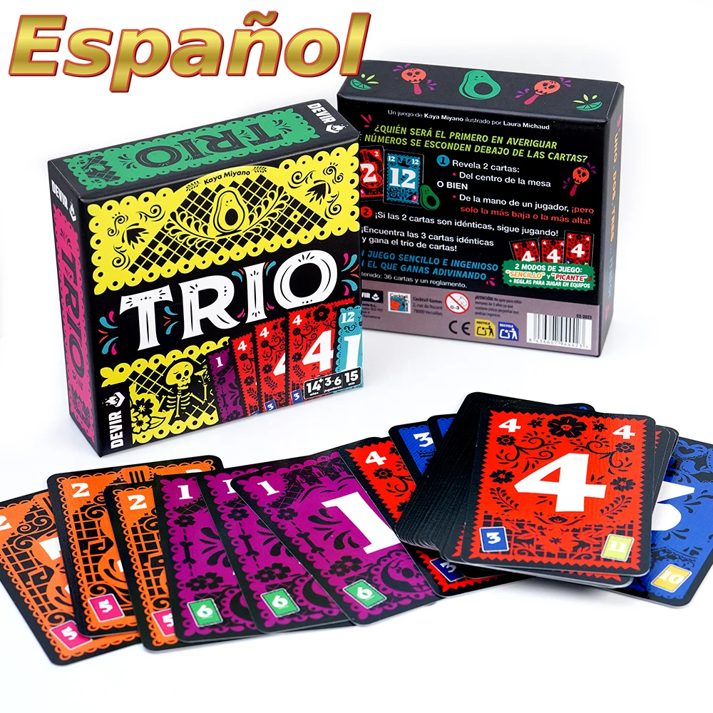 

2026 New Spanish card game Trio Card Game Party Friends The Imposter Arre unicorn Black Stories Unanimous Sleeping Queens