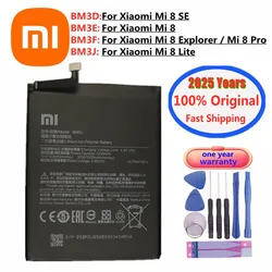 2025 Jaar Hoge Kwaliteit 100% Originele Batterij BM3J BM3E Voor Xiaomi 8 Mi 8 Lite Mi8 Lite Pro SE Mi8 Explorer Mobiele Telefoon Batterij