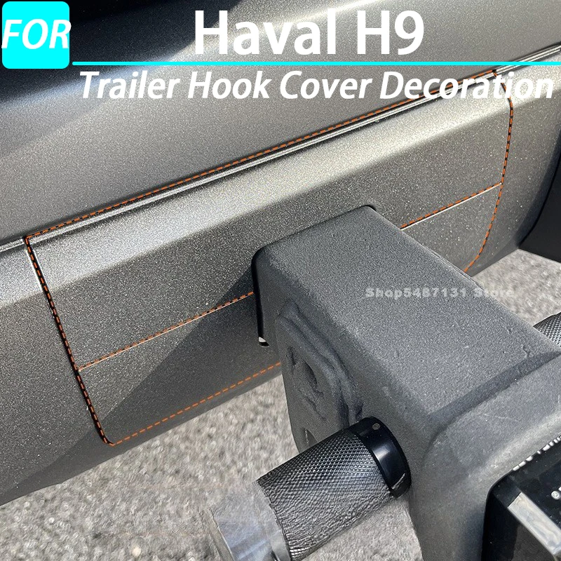 

Trailer Hook Cover Decoration Off-road Anti-Collision Rear Bumper Decoration for Haval H9 Interior Accessories 2024 2025