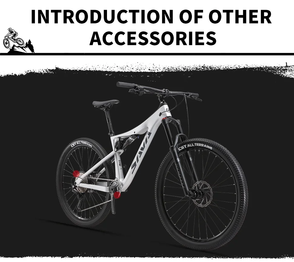 

SAVA 29-inch dual-suspension mountain bike with SHIMAN0 DEORE M6100 kit Carbon fiber mountain bike for off-road adventures